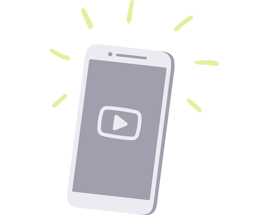bcss british columbia schizophrenia society mobile phone with youtube icon